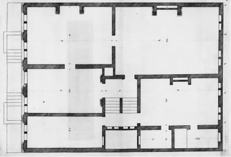 Plan de bâtiment pour audit de préconisation ARA Protection - Positionnement stratégique optimal des dispositifs de protection professionnelle sans arme